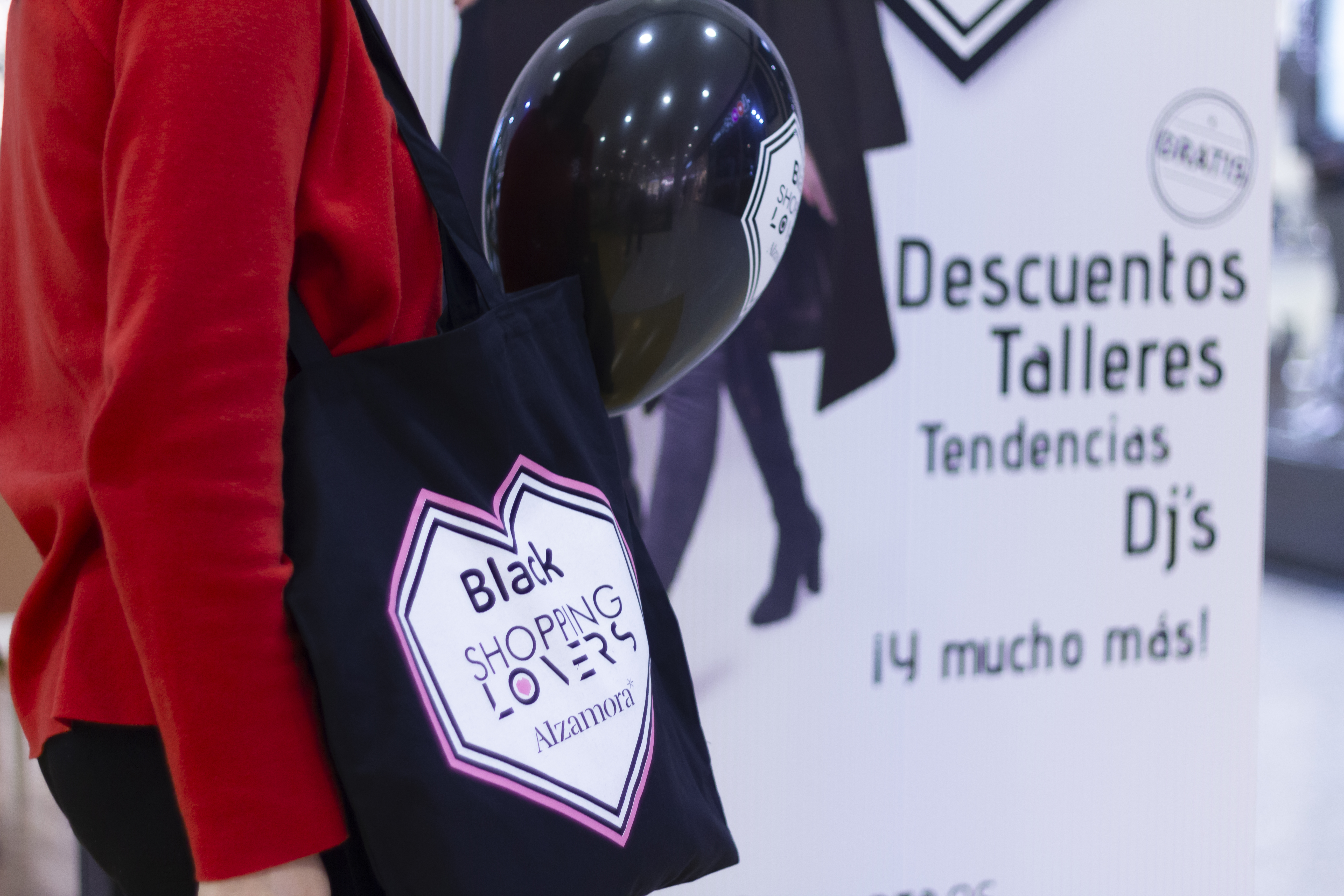 Tote Bag premio Alzamora Alcoy Black Shopping Lovers