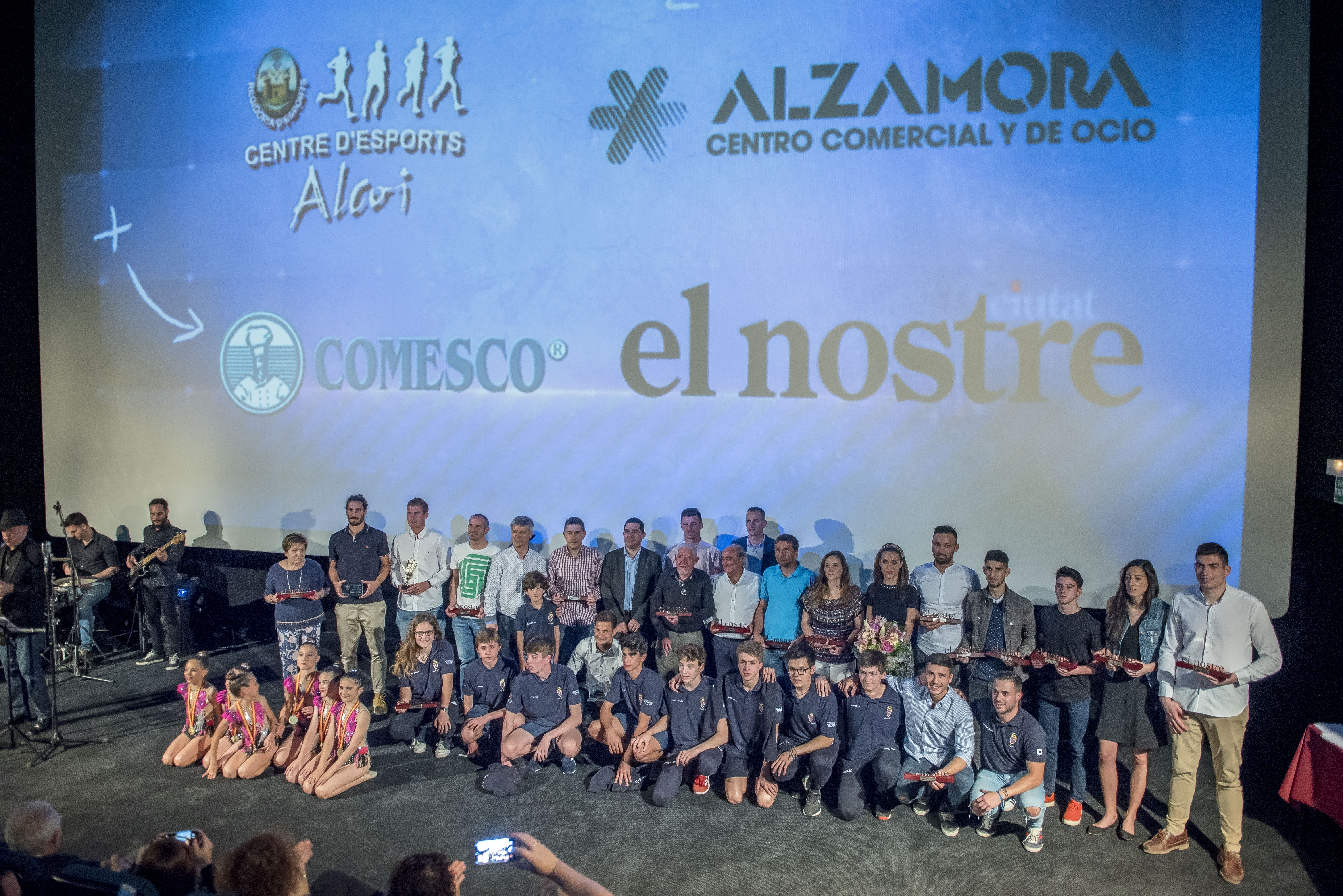 Imagen de los Premis El Nostre Esport en Alzamora en 2018