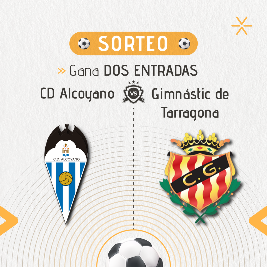 sorteo entradas de fútbol alcoyano gimnastic