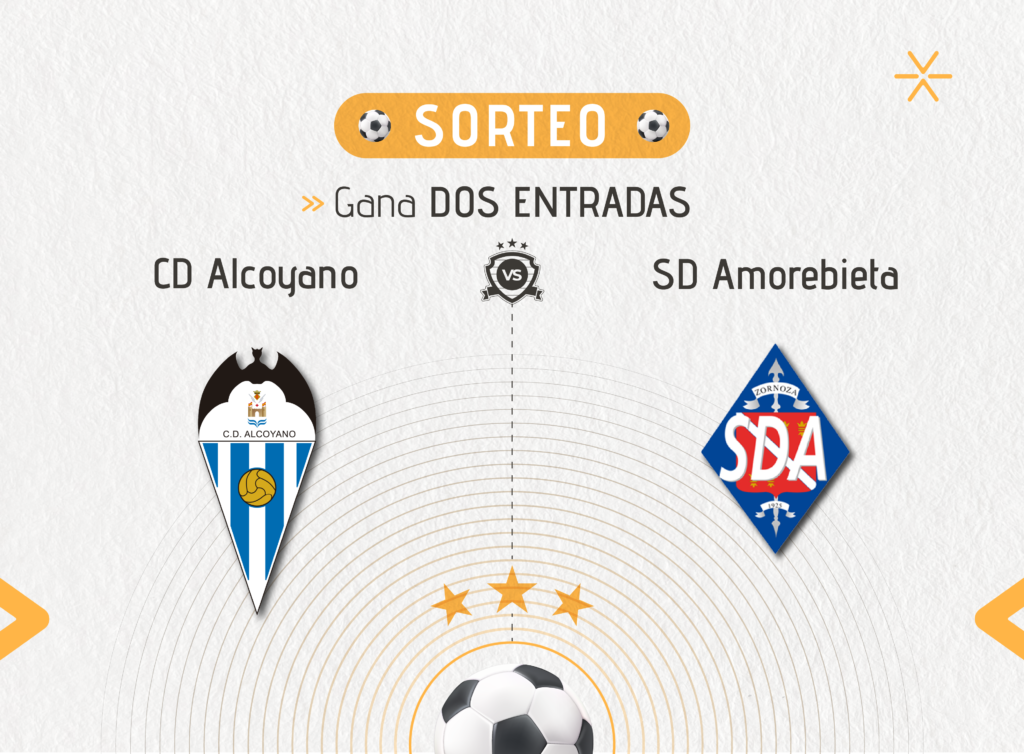 sorteo entradas fútbol cd alcoyano sd amorebieta